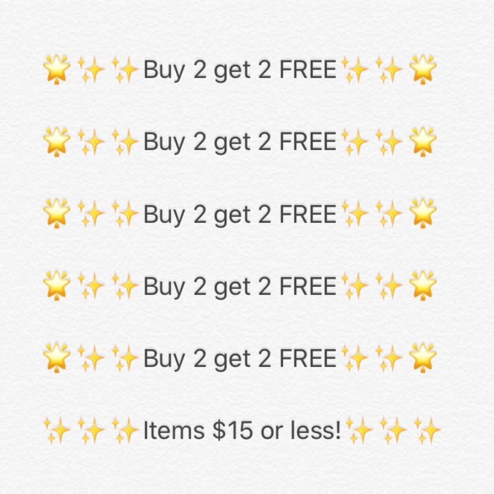 BUY 2 GET 2 FREE